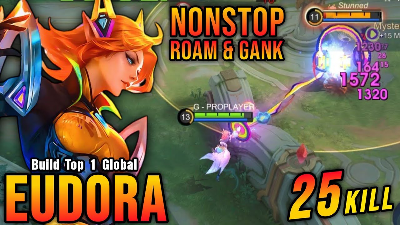 25 zab&oacute;jstw!! Sk&oacute;rka Eudora ALLSTAR NonStop Roam & Gank!! - Zbuduj Eudorę w najlepszej światowej ...