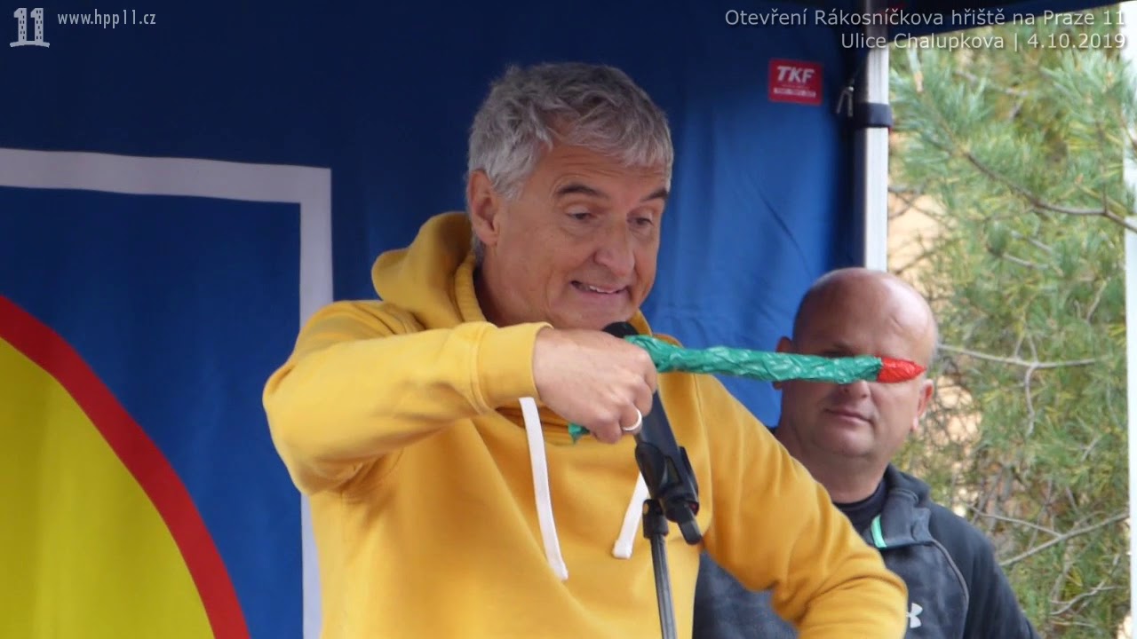 2019.10.04. • Michal z Kouzelné školky na otevření Rákosníčkova hřiště Chalupkova