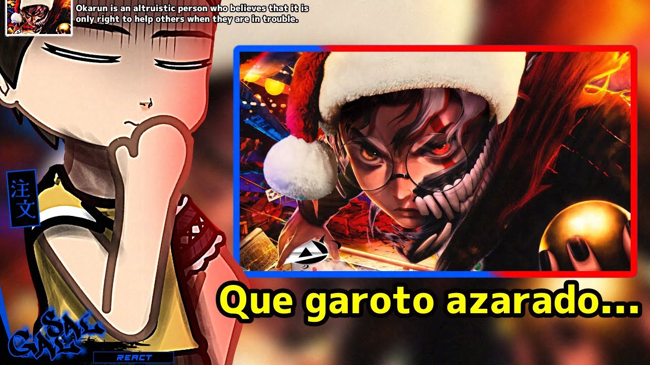 🇧🇷 | Natal Macabro React ( KRL, CADÊ MEU PA* | DanDanDan | ‎‎Okarun @AniRap )