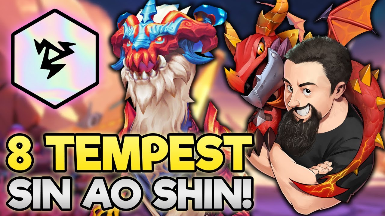 8 Tempest - Assassin Ao Shin Electric Dragon!! | TFT Dragonlands | Teamfight Tactics