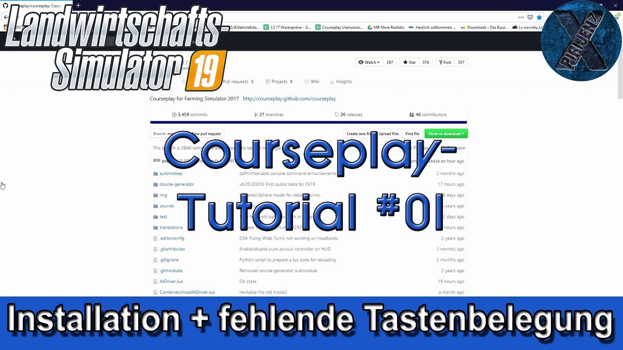 LS19 | Courseplay-Tutorial #01 - Installation + fehlende Tastenbelegung