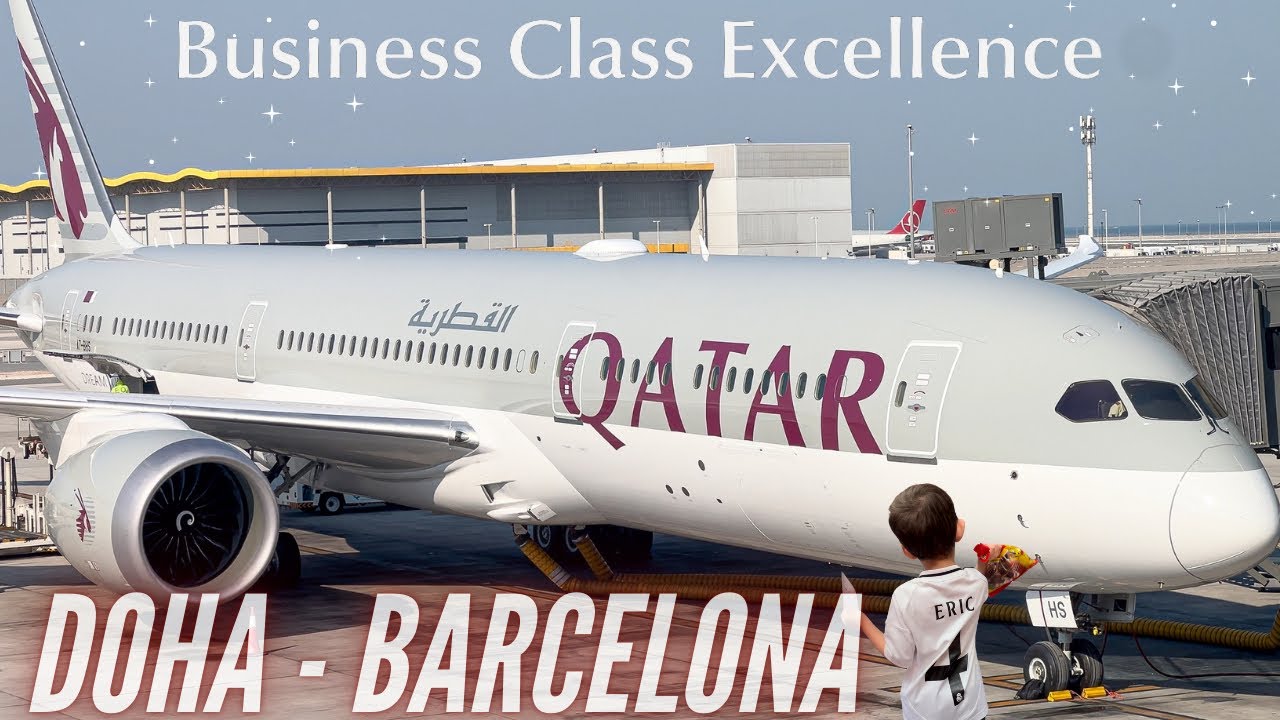 B787-9 Business Class | Doha to Barcelona | Qatar Airways Business Class | Christmas Trip Report