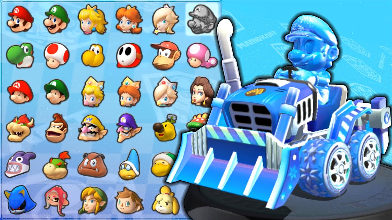 【マリオカート8デラックス】マリオ(アイス)でNintendo Switch の最高のレーシング ゲーム