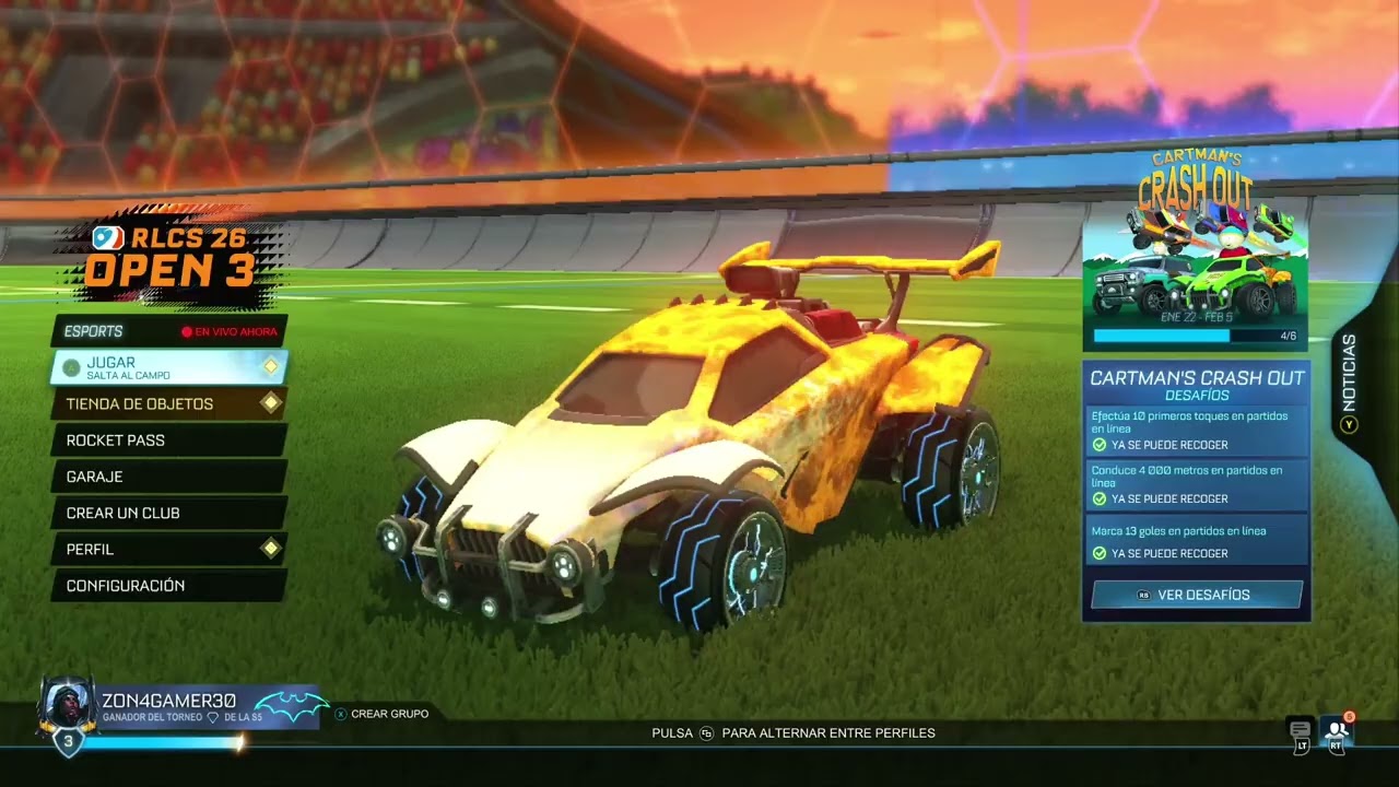 VICTORIA RANGO DIAMANTE EN ROCKET LEAGUE TEMPORADA 21 COMPETITIVO 2V2 PARTIDO DE ROCKET LEAGUE #157