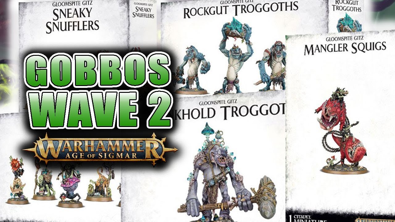 Wave 2 Gloomspite Gitz Mangler Squig, Dankhold Troggoth & More Unboxed