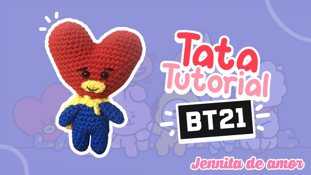 ♥️TATA♥️ BT21 🎶Realicemos este lindo proyecto✨-Amigurumi Tutorial