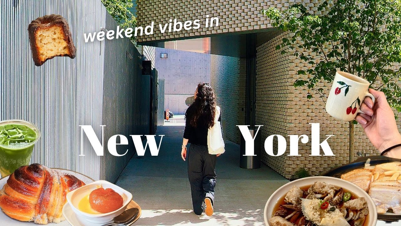 nyc diary: cafe hopping in Brooklyn, cute tableware store, reunion with friends, lots of good food☺️