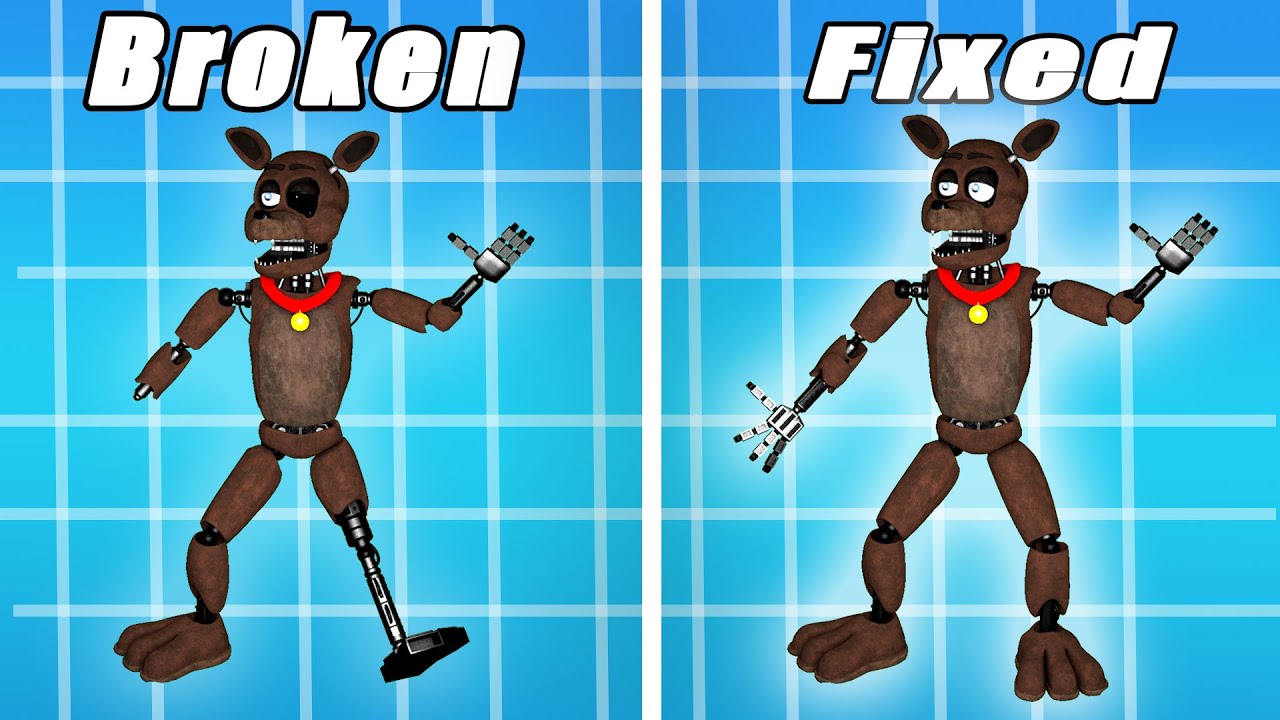 Fixed VS. WITHERED HOAXES Animatronics [SFM FNAF]