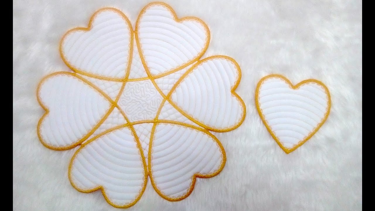 Hearts In Abundance Placemat -   Design by Kreative Kiwi