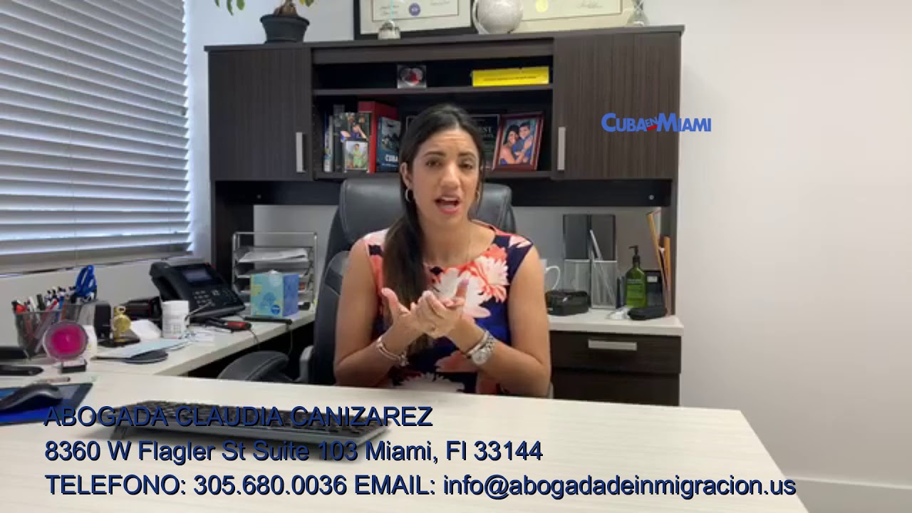 ¿Se puede hacer la residencia sin parole? La abogada Claudia Canizares explica su teoría