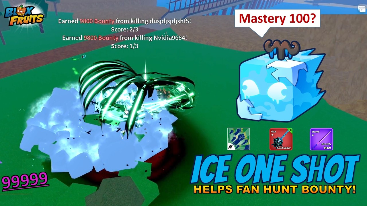 THE BEST ICE CREAM COMBO FROM 8M 8M8 BOUNTY IN 50 MINUTES!!! BLOX FRUITS