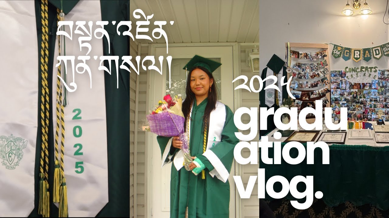 Tenzin Kunsel Graduation Vlog བསྟན་འཛིན་ཀུན་གསལ་གྱི་གཞི་རིམ་བསླབ་པ་མཐར་སོན་དགའ་སྟོན་གྱི་བརྙན།