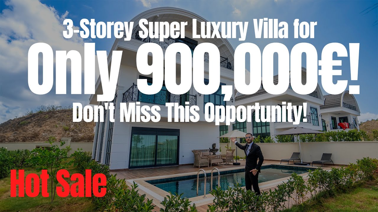 Luxurious 3-Storey Villa in Alanya Kargıcak – Stunning Sea, Castle, and Nature Views!