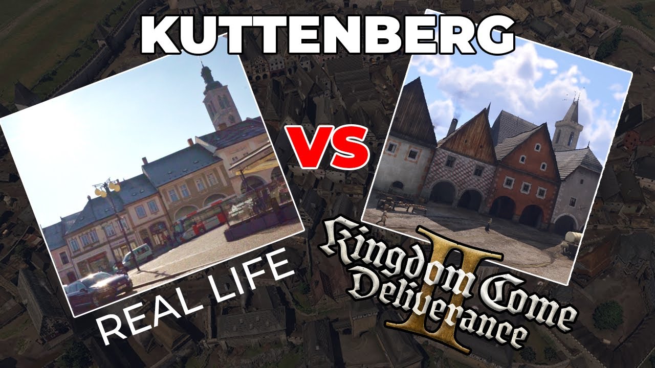 Real life Kuttenberg VS Kingdom Come: Deliverance 2