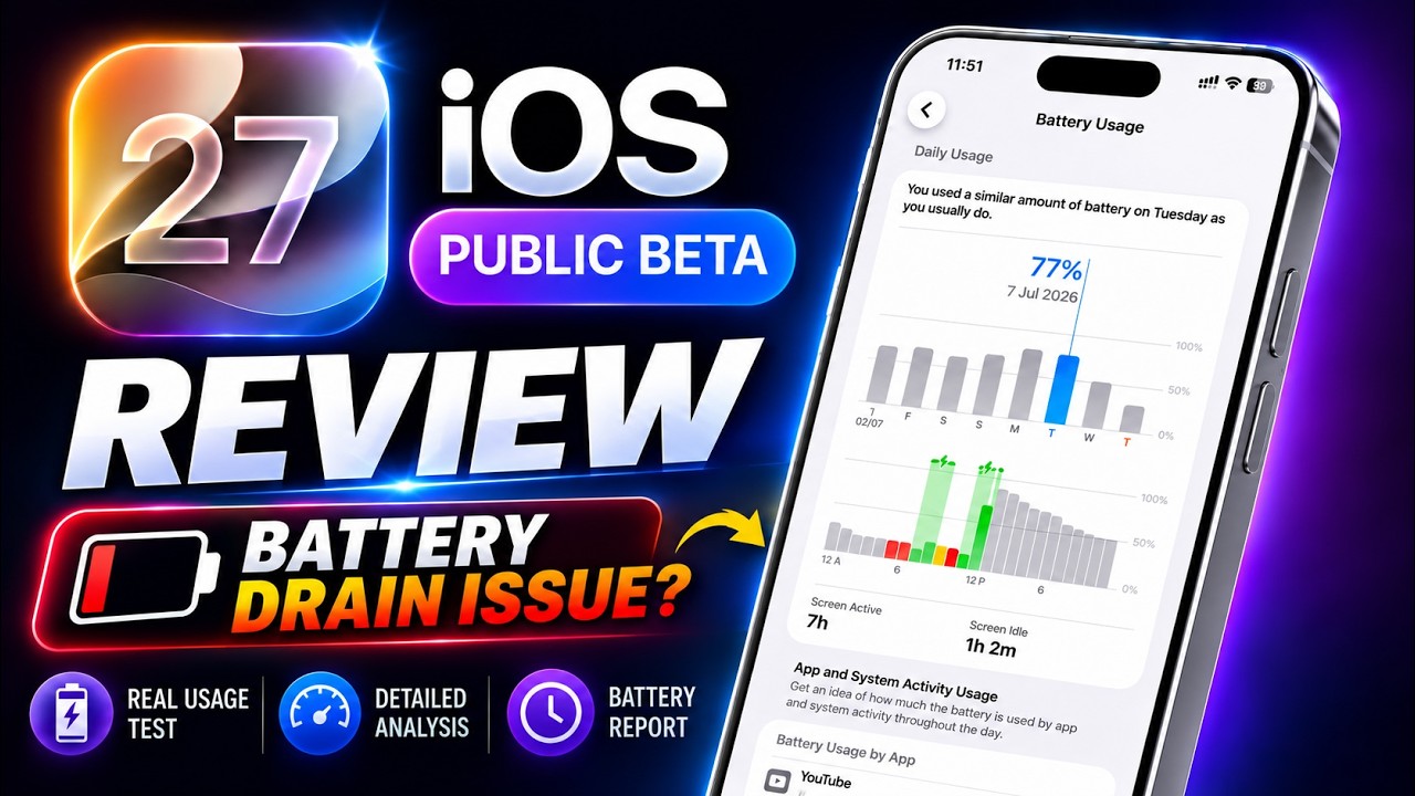 iOS 27 Public Beta Review | Bugs and overheating | Should you Update?🔥