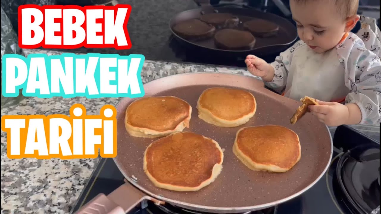 Bebek Pankeki Nasıl Yapılır ? Elmalı ve Muzlu Bebek Pankeki 😍