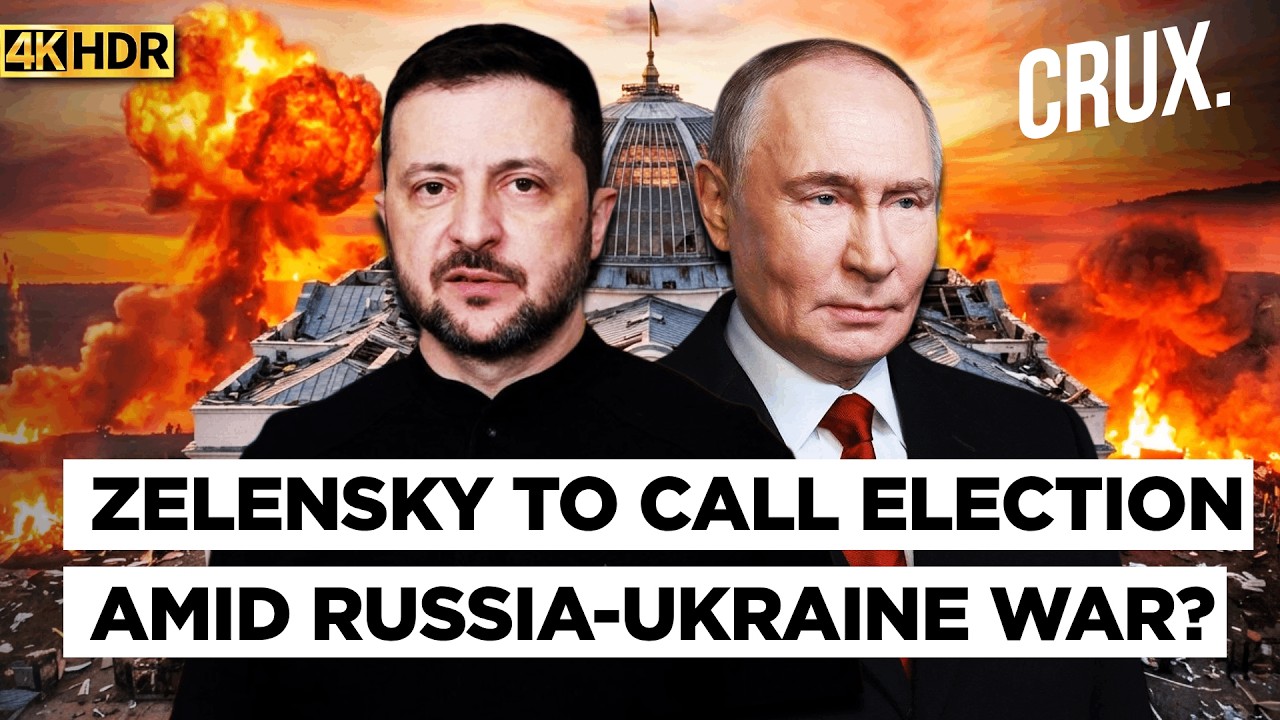 Ukraine to Hold Wartime Polls? Zelensky ‘Plans Referendum on US-Brokered Peace Deal With Russia’ |4K