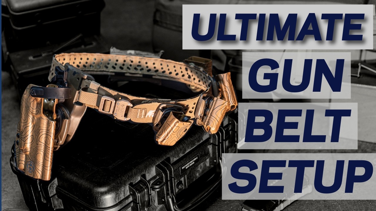 Ultimate Gun Belt Setup For 2024 - How To Build a Perfect Belt System!
