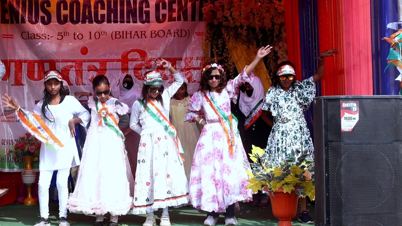 Sanson Ki Sargam gaye Susvagatam/Girls Stage Performance Dance | Republic da/Genius Coaching Centre