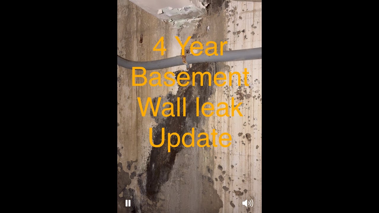Обновление информации о ремонте протечек в подвальных стенах за 4 года