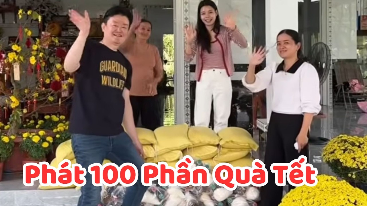 Phát 100 Phần quà Tết. Rút Bao Lì Xì May Mắn - Thị Thu Thảo Vlog