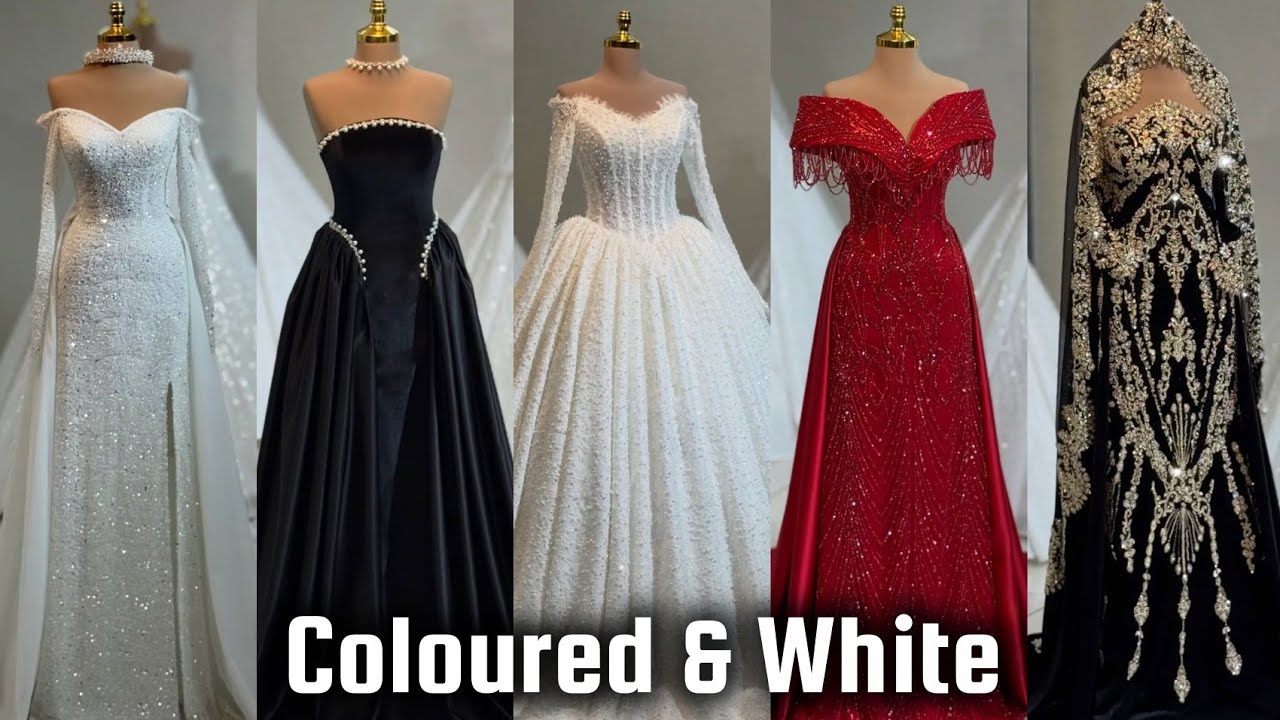 Coloured & White Wedding Dresses That Are Elegant Romantic & Unique Beautiful Wedding Dresses 2026