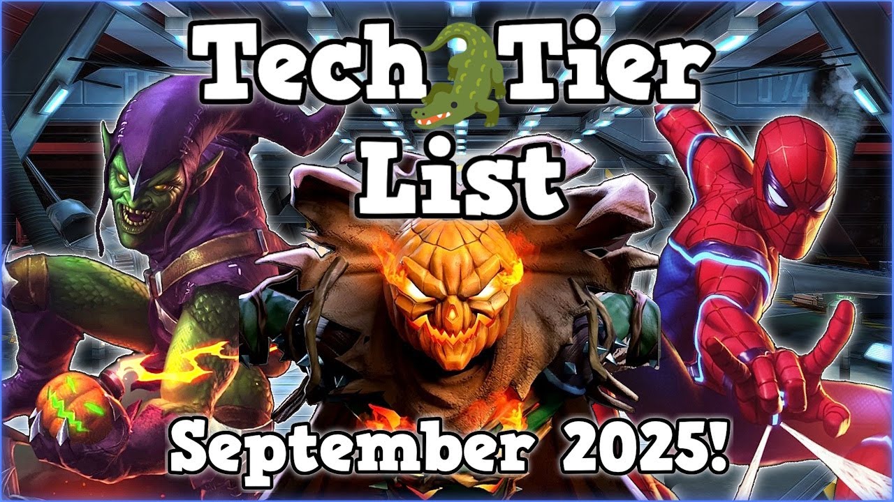 Список Tech Tier List на сентябрь 2025 года! Неделя списка Tech Tier List! | Marvel: Битва чемпионов