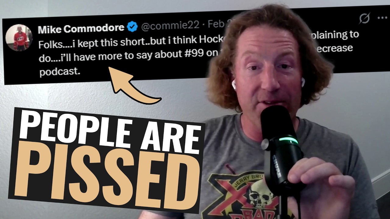 Half the Hockey World is FURIOUS at Mike Commodore...