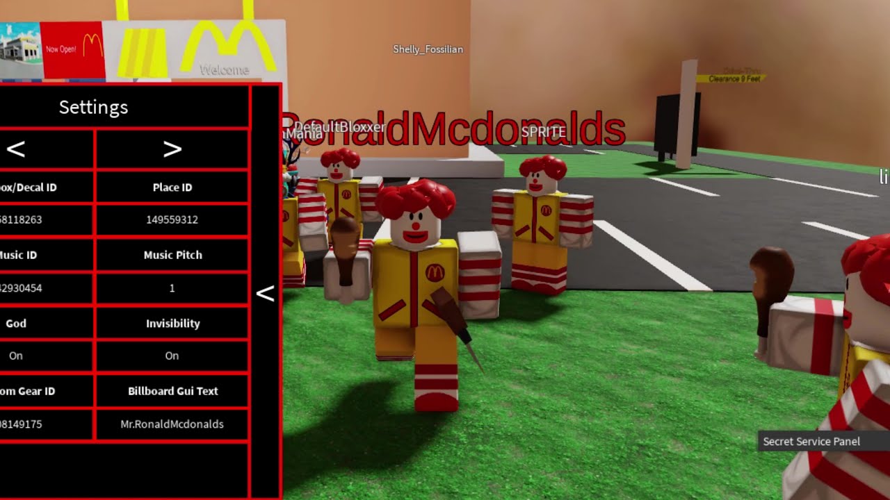 [2025] ROBLOX Эксплуатация FE взлом McDonalds и скрипт c00lkidd во многих играх