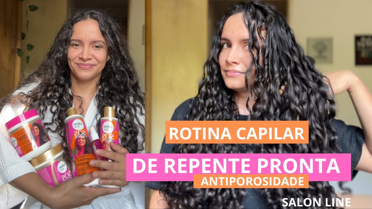 Testei a linha De Repente Pronta da Salon Line