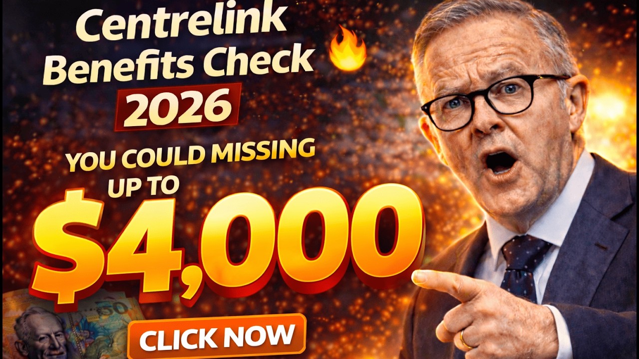 🚨 Centrelink Benefits Check 2026 &ndash; Are You Missing $4,000? Most Seniors Do! 🔥 | News at 8am