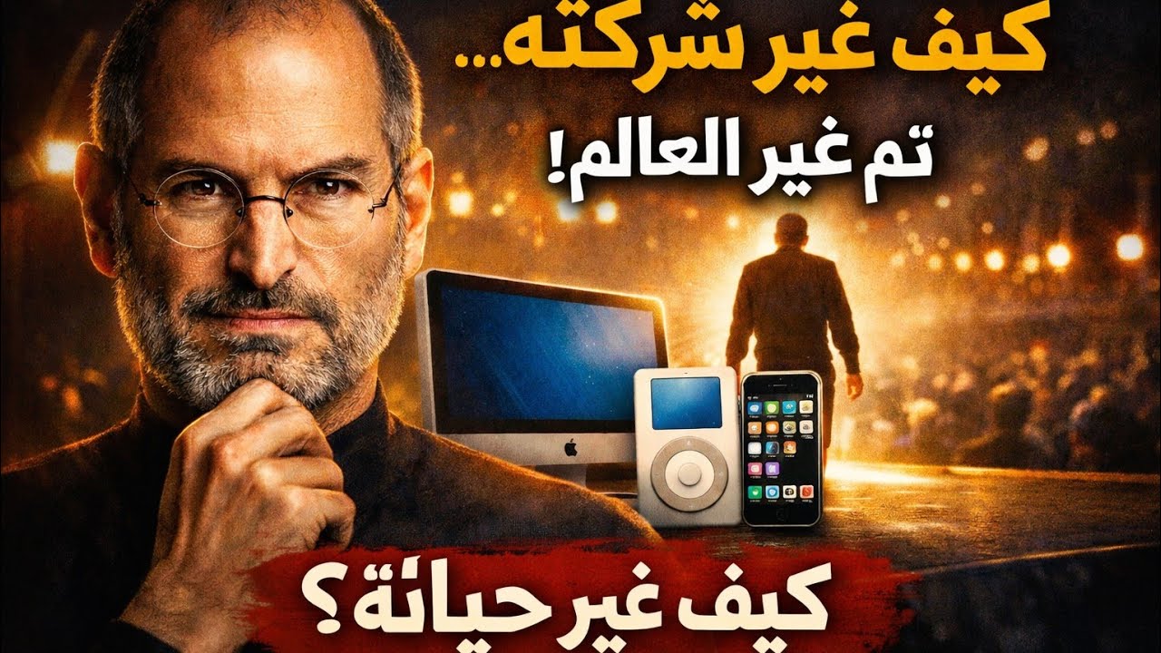 طُرد من شركته… ثم عاد ليغيّر العالم | قصة ستيف جوبز @