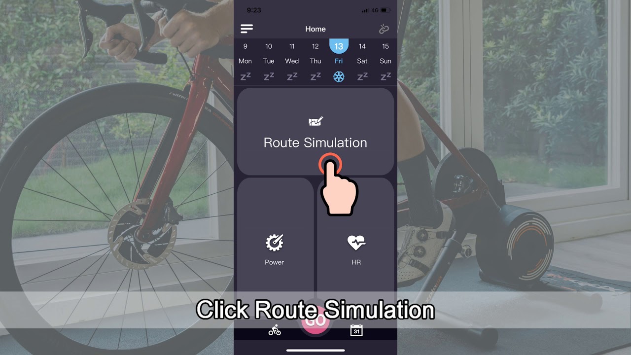 Xplova Noza S Tutorial - Plan a route for route simulation ride with Workout App [EN]