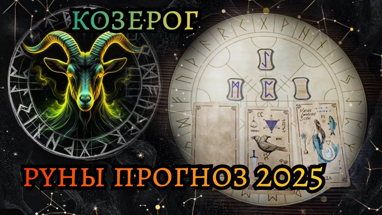 РУНЫ 🔮 прогноз до конца года для Козерога ♑ Отношения 💜 Карьера 💚 Деньги 💙 Магия 🪄