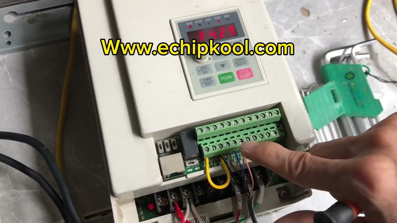 Đấu nối biến tần Fuling 5.5kw DZB312 máy CNC Mạch NC Studio V5 chi tiết chạy ngay
