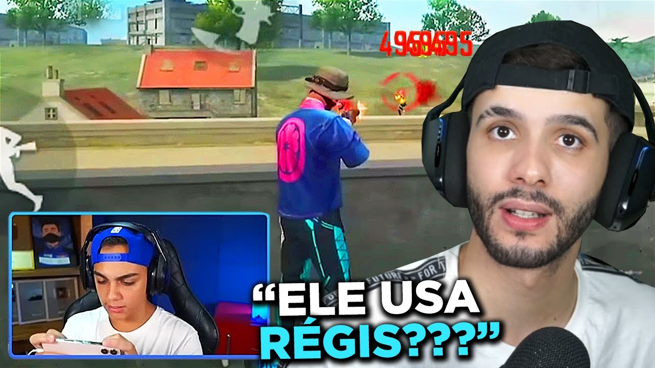 RAFÃO REAGE FREITAS COM SENSI SUSPEITA NO FREE FIRE SOLO VS SQUAD!