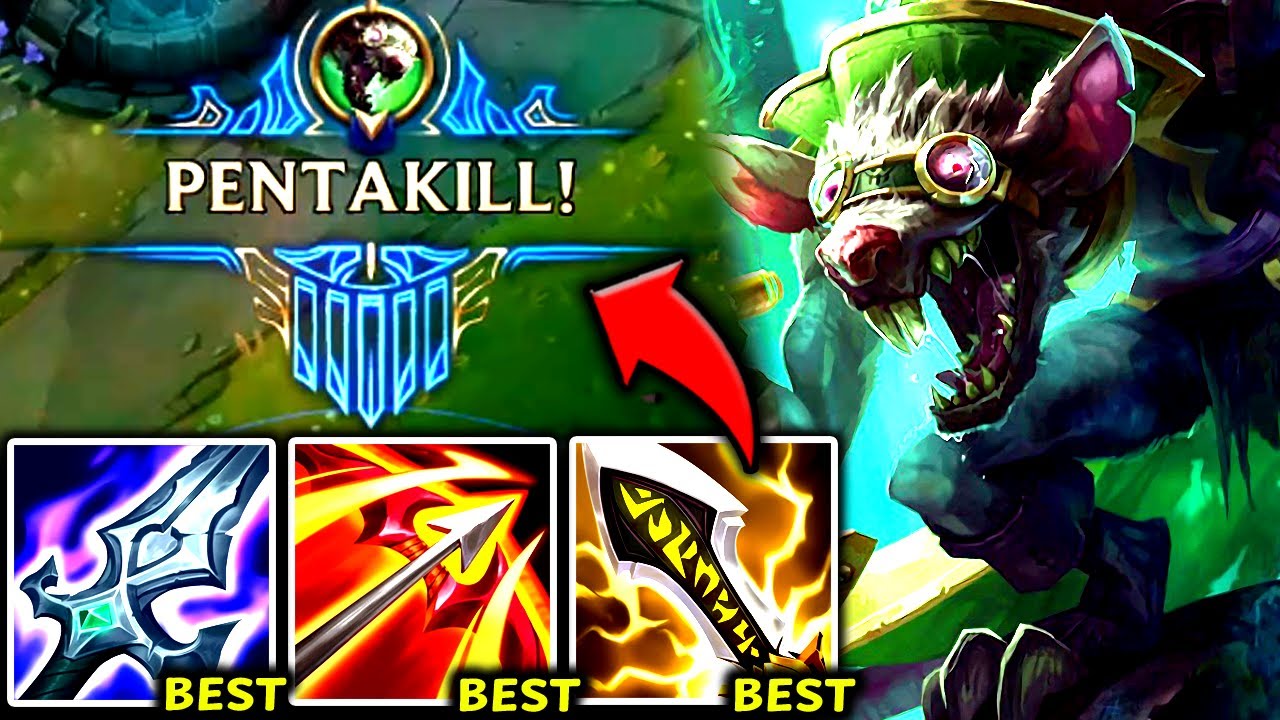TWITCH TOP IS 100% UNFAIR AND THIS VIDEO PROVES IT (PENTA KILL) - S14 Twitch TOP Gameplay Guide