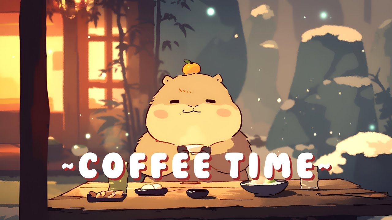 24/7 Capybara Lofi Beats - Study & Chill Music Mix ~ Gentle Feelings ~ 🦫 🎮 ☕