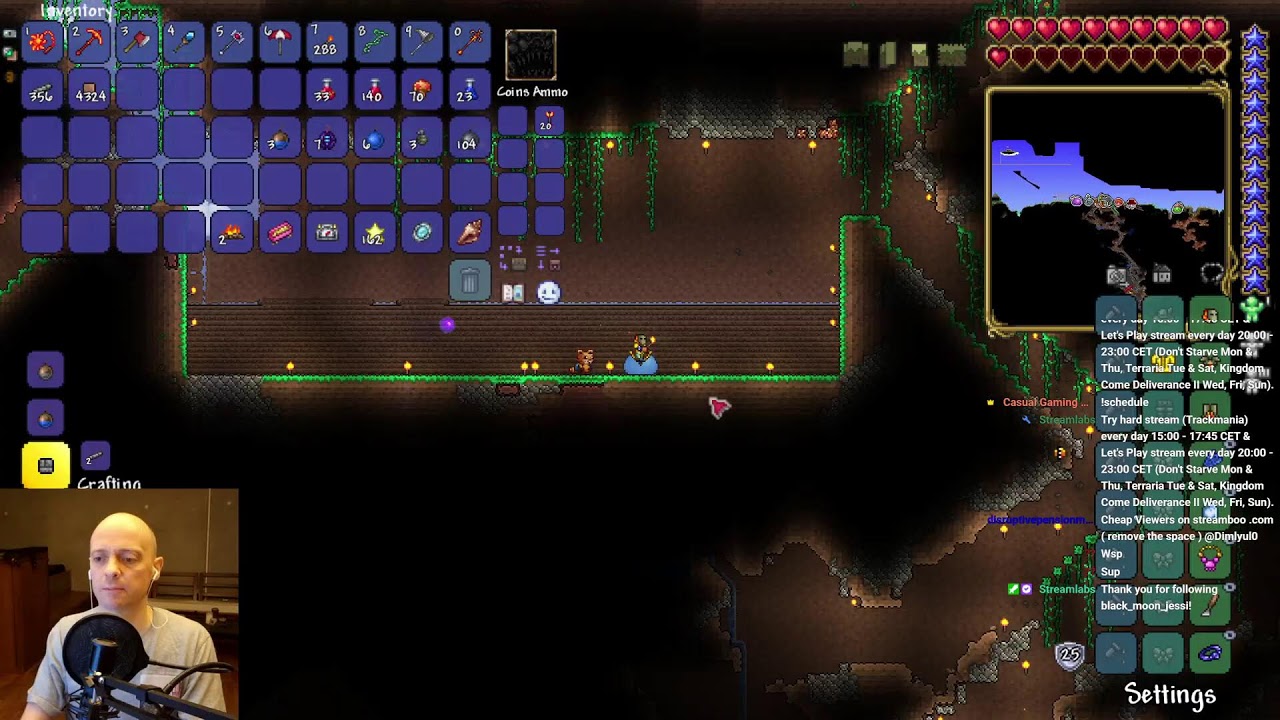 Terraria Playthrough - Part 14 - Torch God, Wall of Flesh