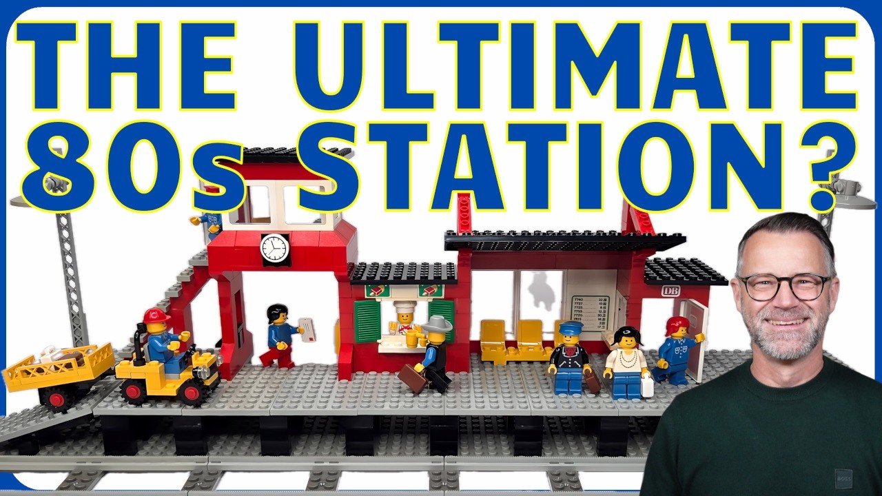 The Ultimate 80s Icon? LEGO 7824 Railway Station Review