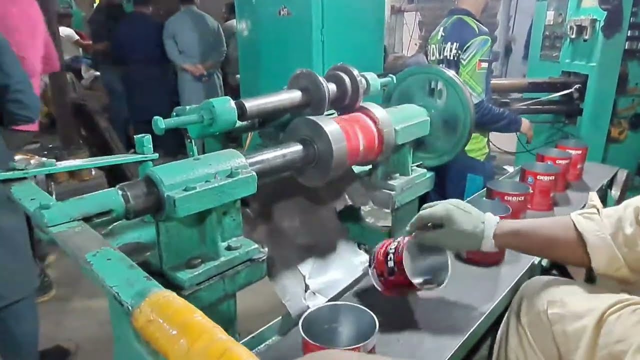 Paint can processor running