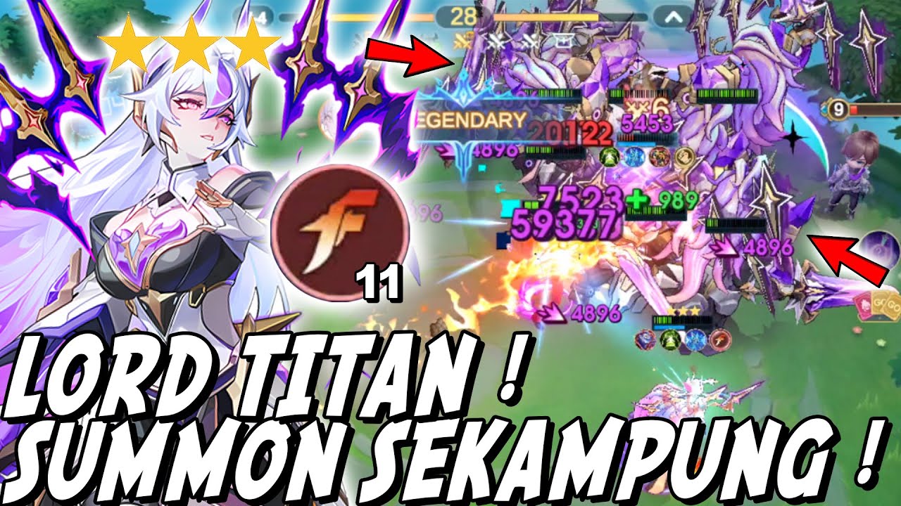 LORD SEGEDE TITAN DISUMMON SECARA BRUTAL INI ! EDITH BINTANG 3 JADI ABU KETUMBUK LORD ! WKWKWKKWKWK