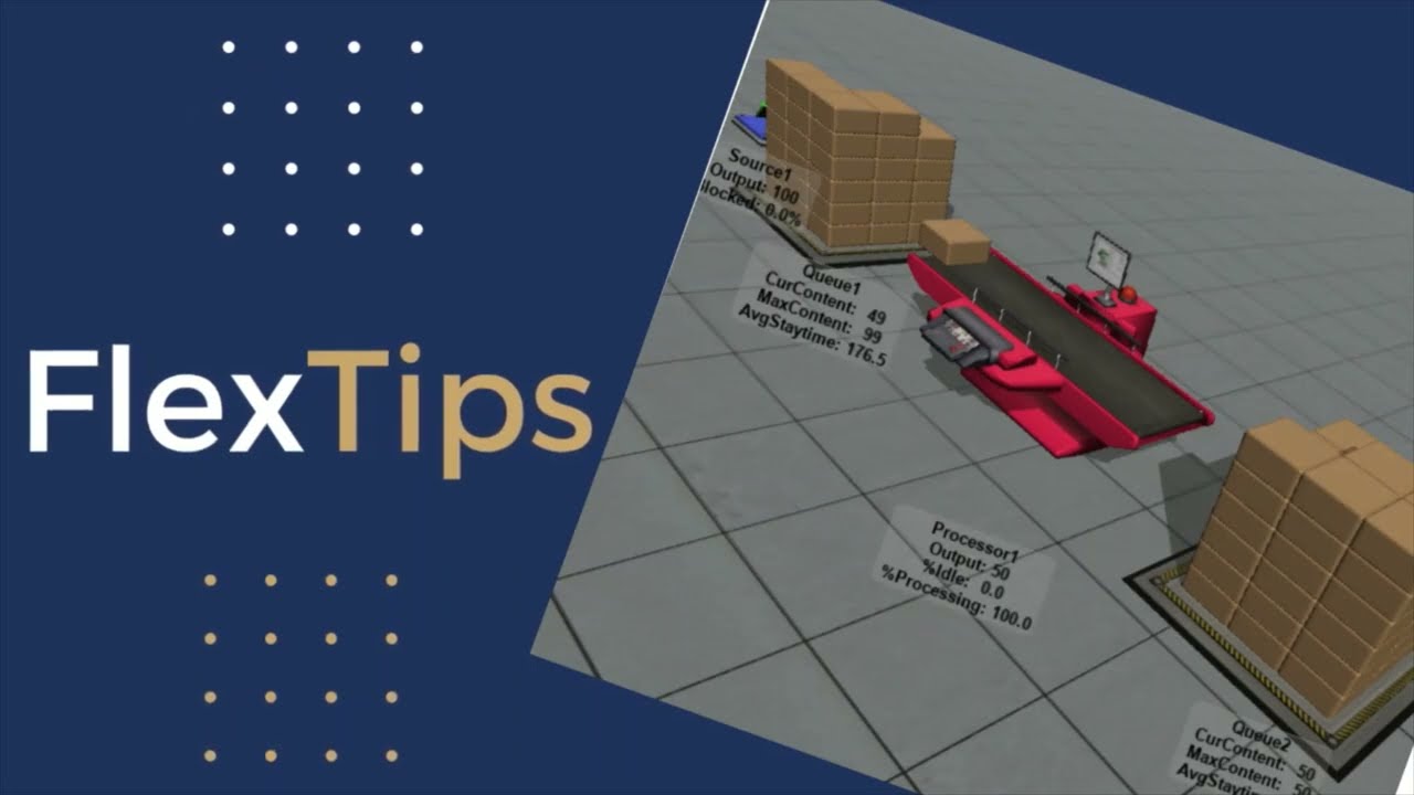 FlexTips - ¿Como configurar tiempos de procesamiento por Lotes en FlexSim?