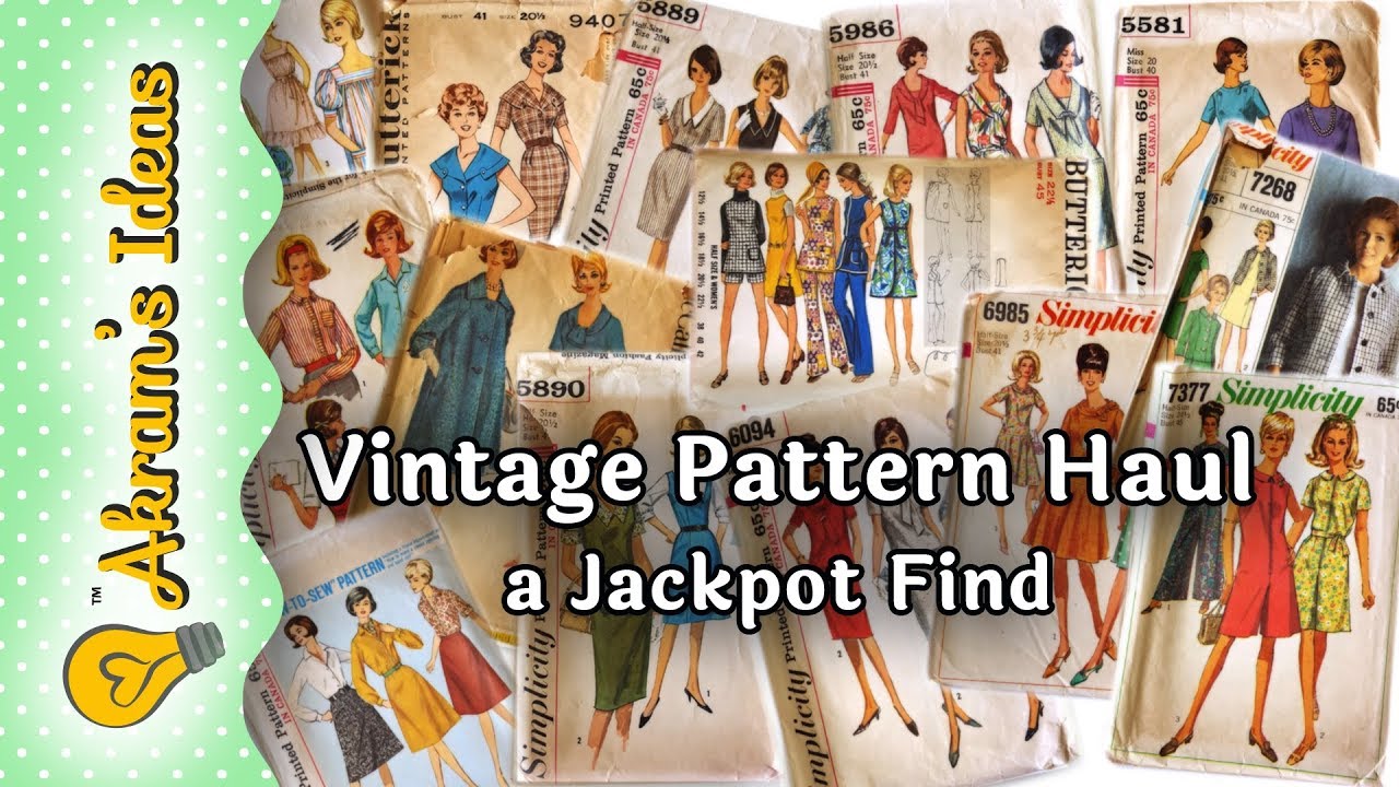 Vintage Pattern Haul - Akram's Ideas Ep.2-23