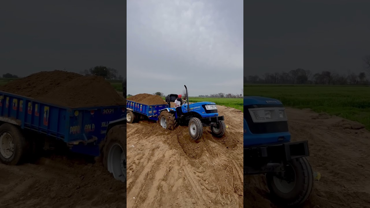 Sonalika 750 stuck very badly in sand #sonalikatractor #tractorvideo #viral #shorts #trend