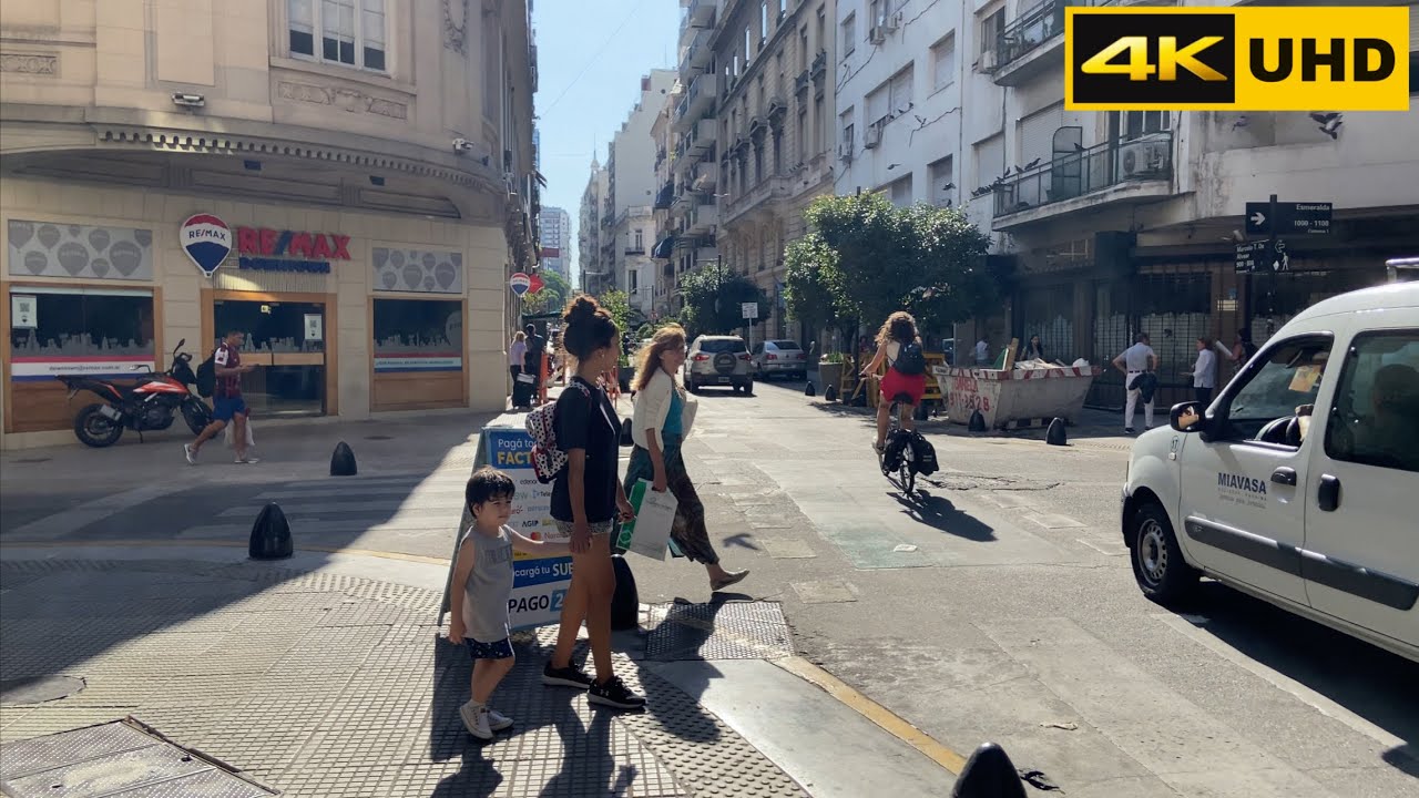 Calle Marcelo T. de Alvear - Buenos Aires - Argentina - walking tour [4K UHD] 2023