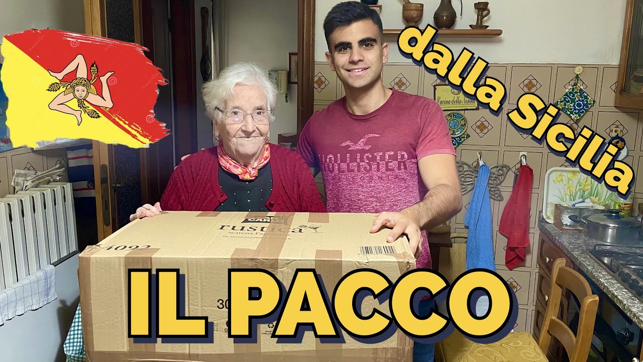 IO e la NONNA APRIAMO il PACCO dalla SICILIA
