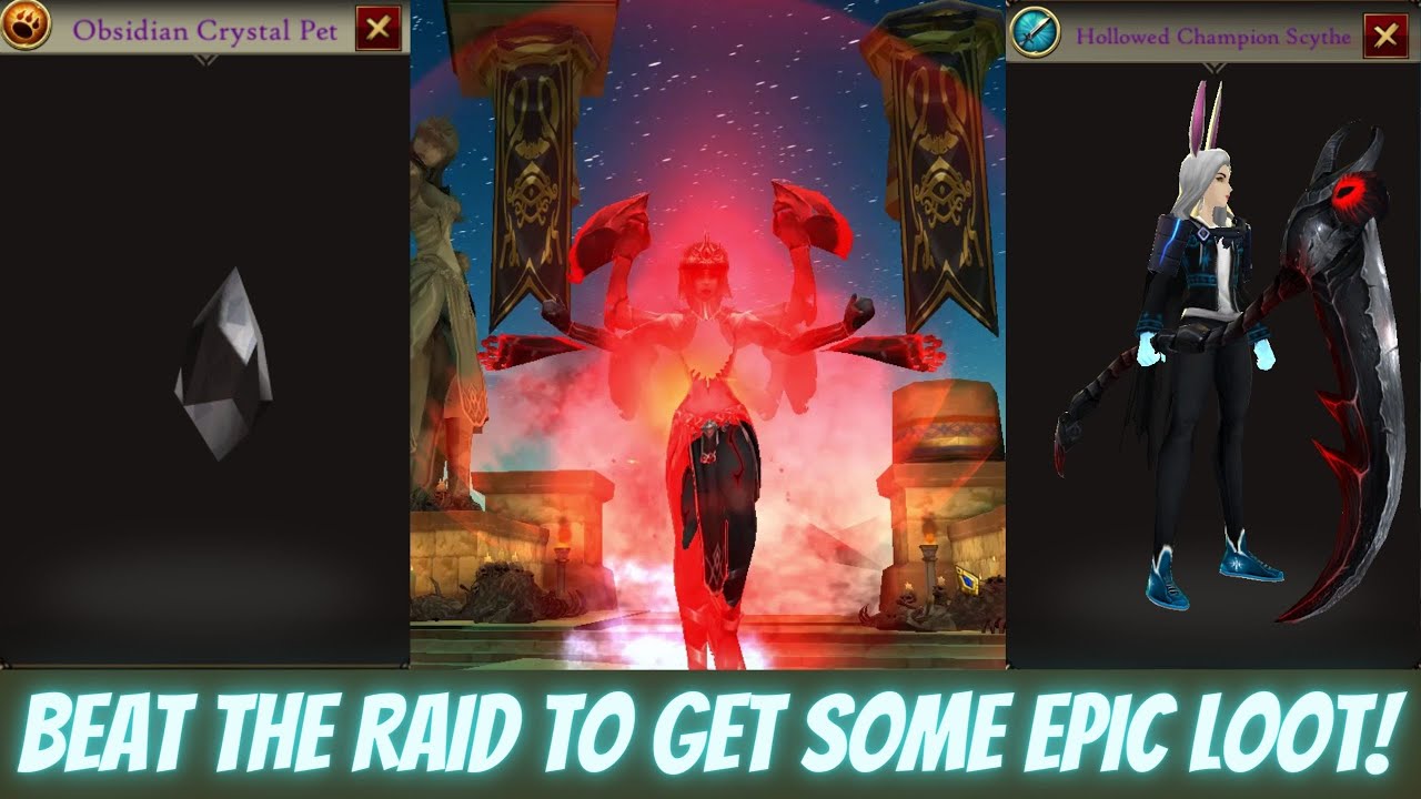 AQ3D How To Get Keeper Of Death Title! Finally Played 10 Player RAID!! AdventureQuest 3D