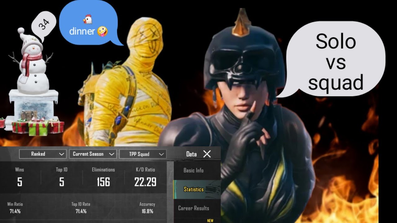Chicken Dinner Challenge: Solo vs Squad 34 Kill Highlights!
