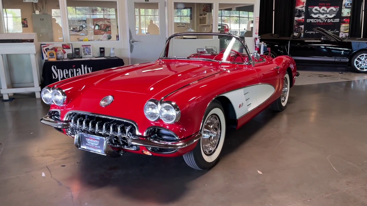 B11625 - 1959 Chevrolet Corvette 2 Door Convertible